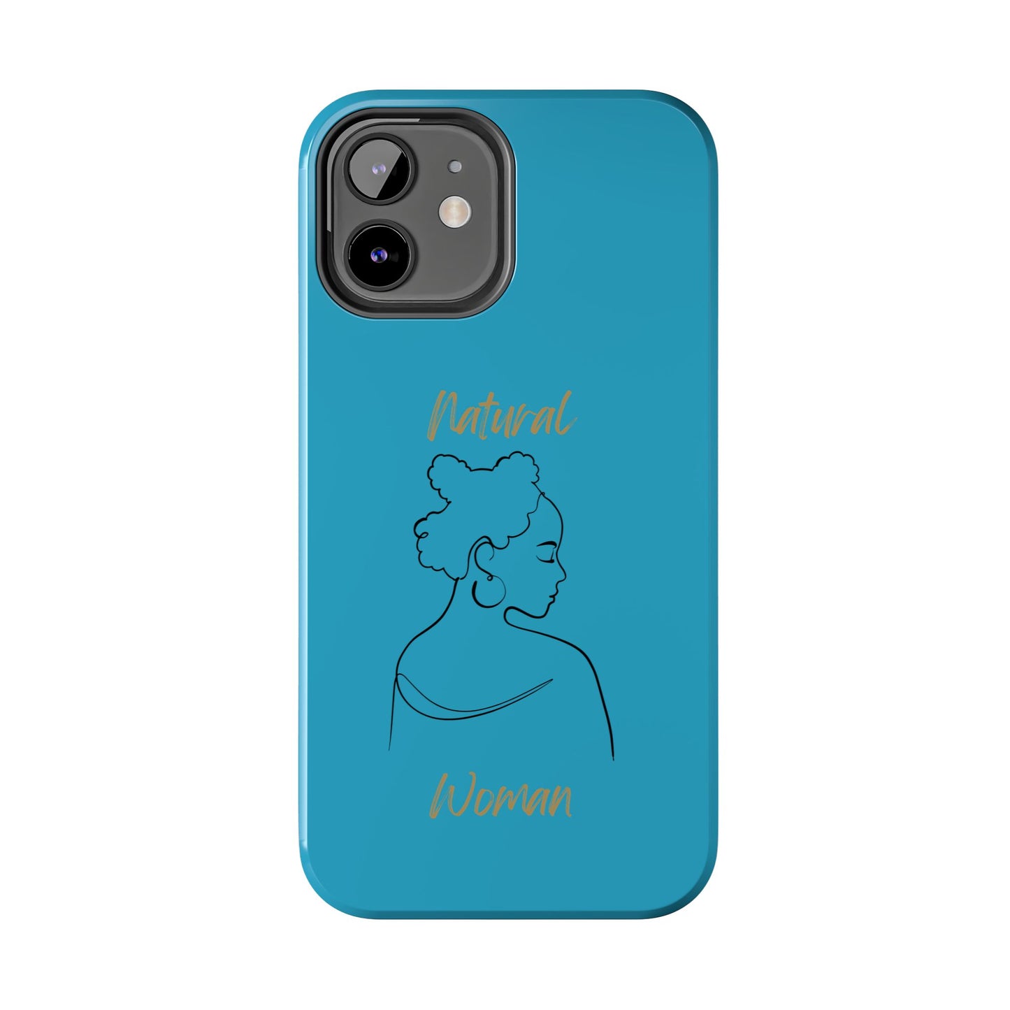 Natural Woman Twists (BL) Tough Phone Cases TURQUOISE