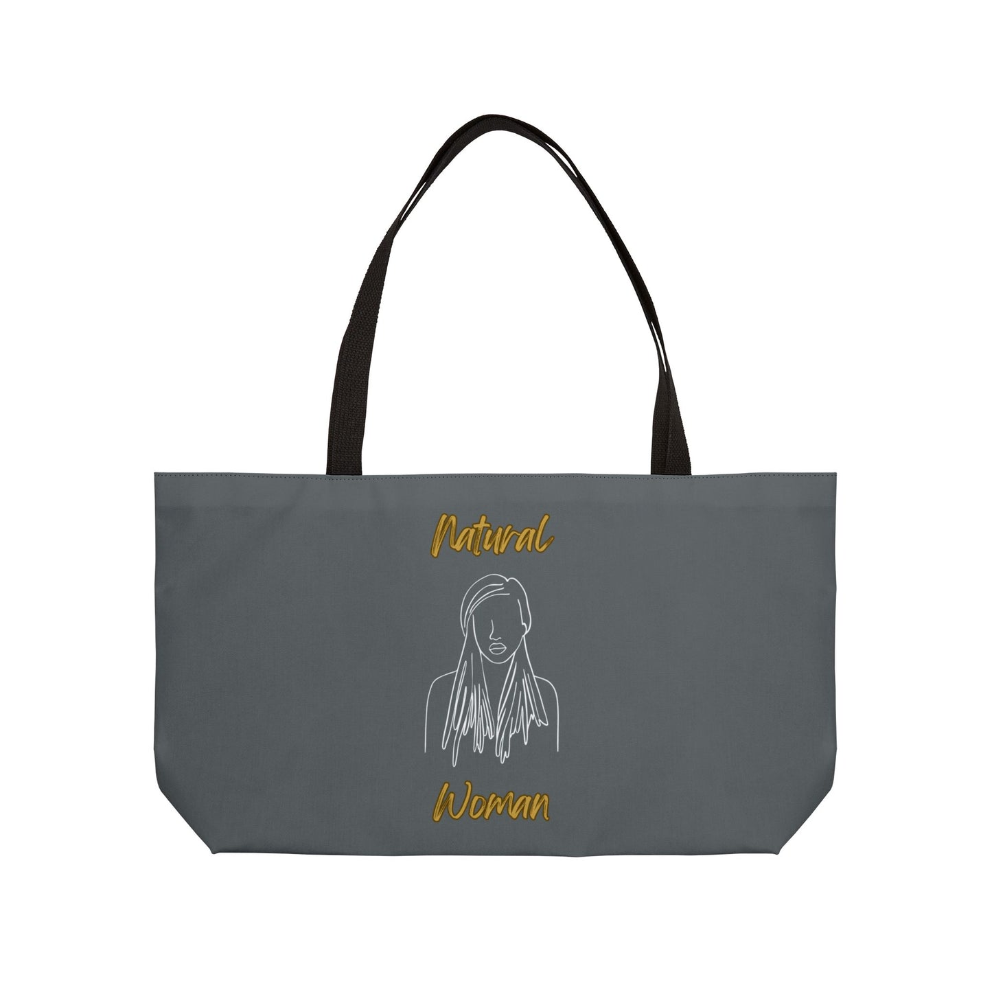 Natural Woman Content (WL) Weekender Tote Bag DARK GREY