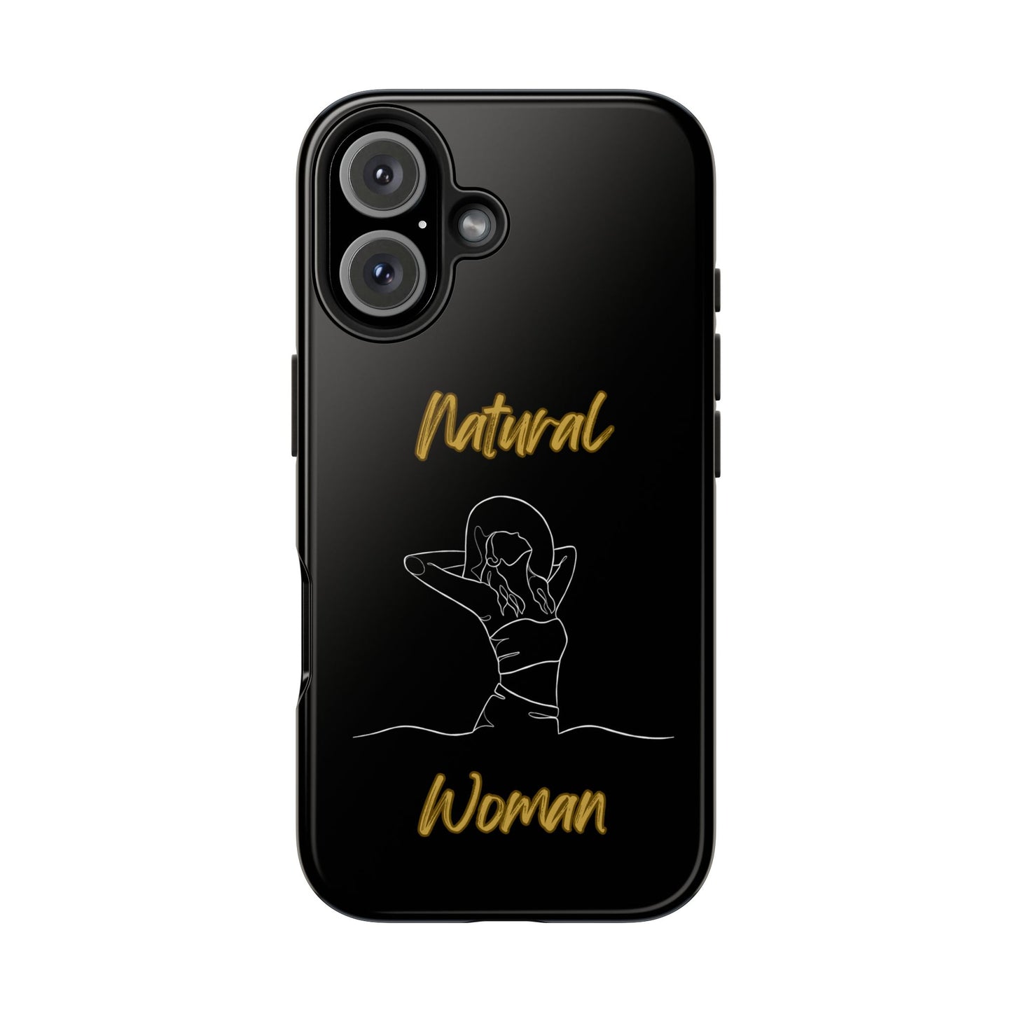 Natural Woman Sun Fun (WL)Tough Phone Cases BLACK