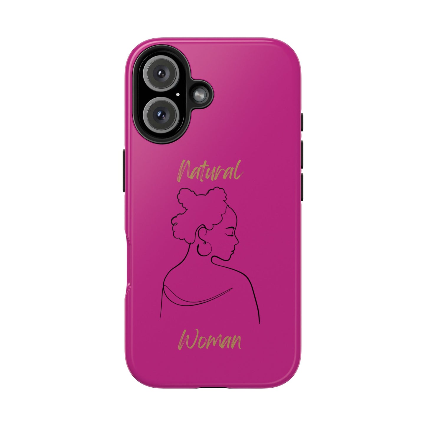 Natural Woman Twists (BL) Tough Phone Cases PINK