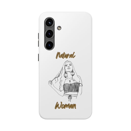 Natural Woman Thinking (BL)Tough Phone Cases WHITE