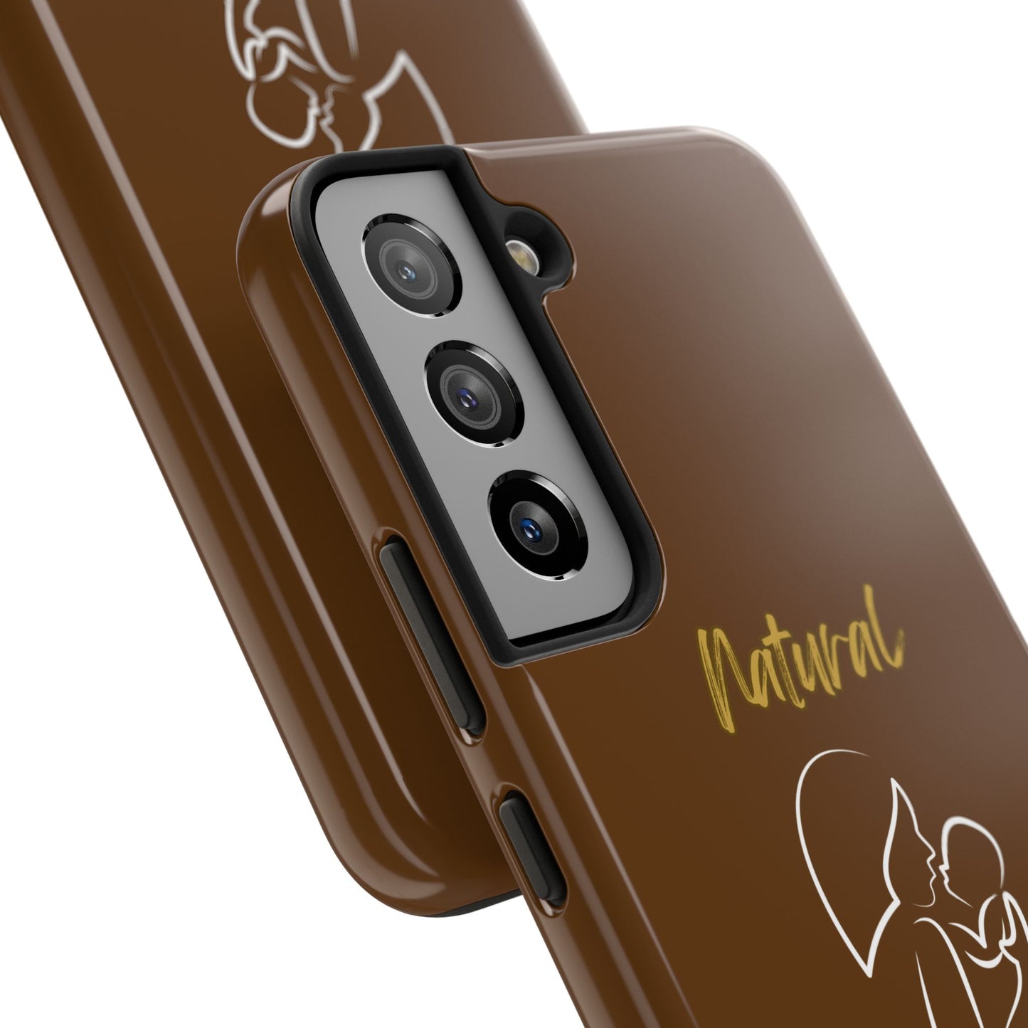 Natural Woman Long Awaited (WL)Tough Phone Cases BROWN