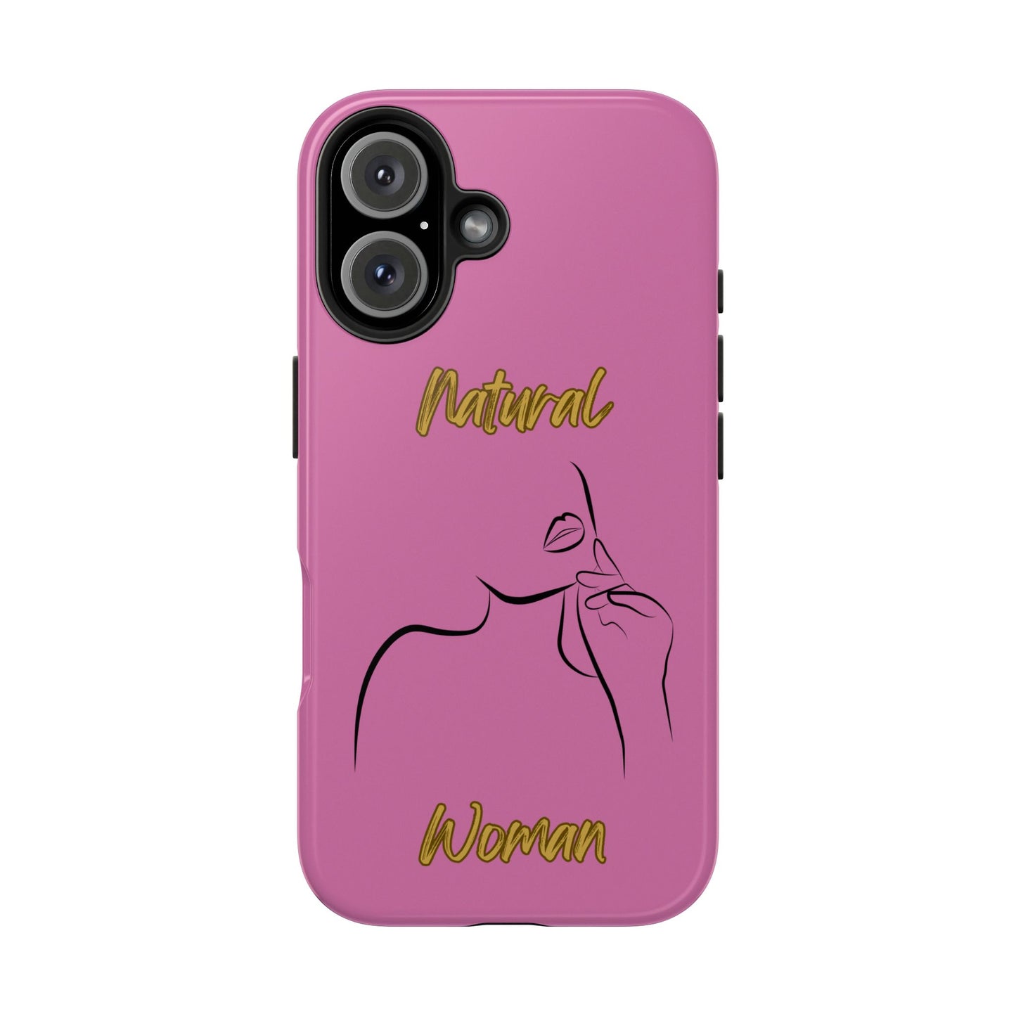 Natural Woman Chin Up (BL)Tough Phone Cases LIGHT PINK