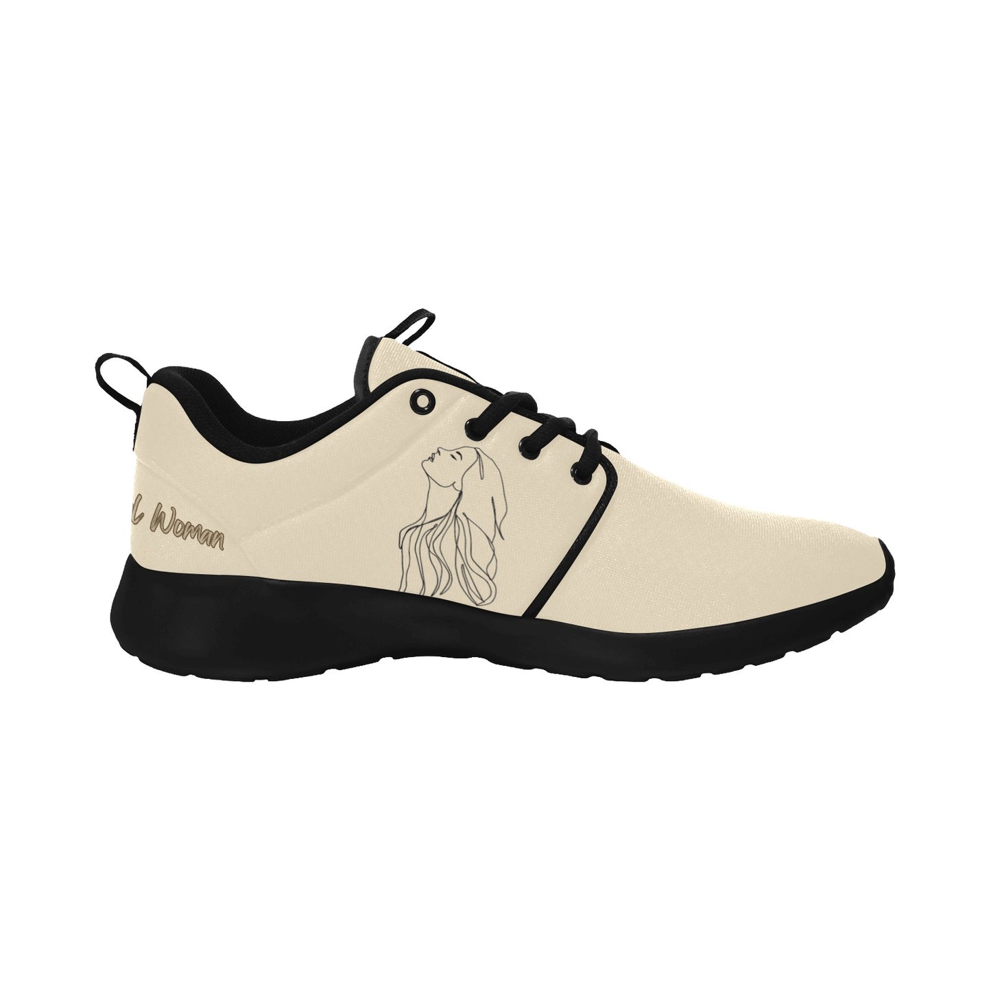 Natural Woman APPRECIATION (BL) CREAM w/ Black Sole Sneakers