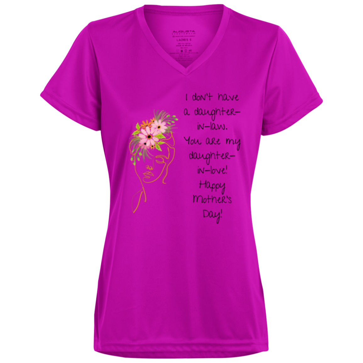 DAUGHTER IN LOVE Moisture-Wicking V-Neck Tee