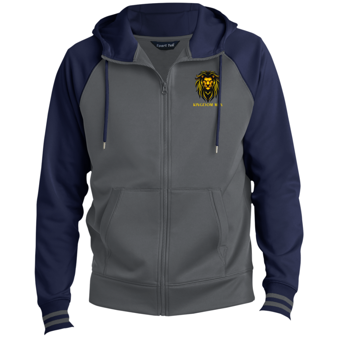 KINGDOM MAN Sport-Wick® Full-Zip Hooded Jacket