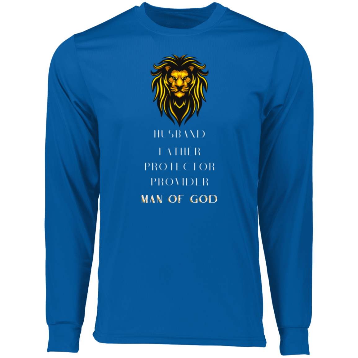 MAN OF GOD  Long Sleeve Moisture-Wicking Tee