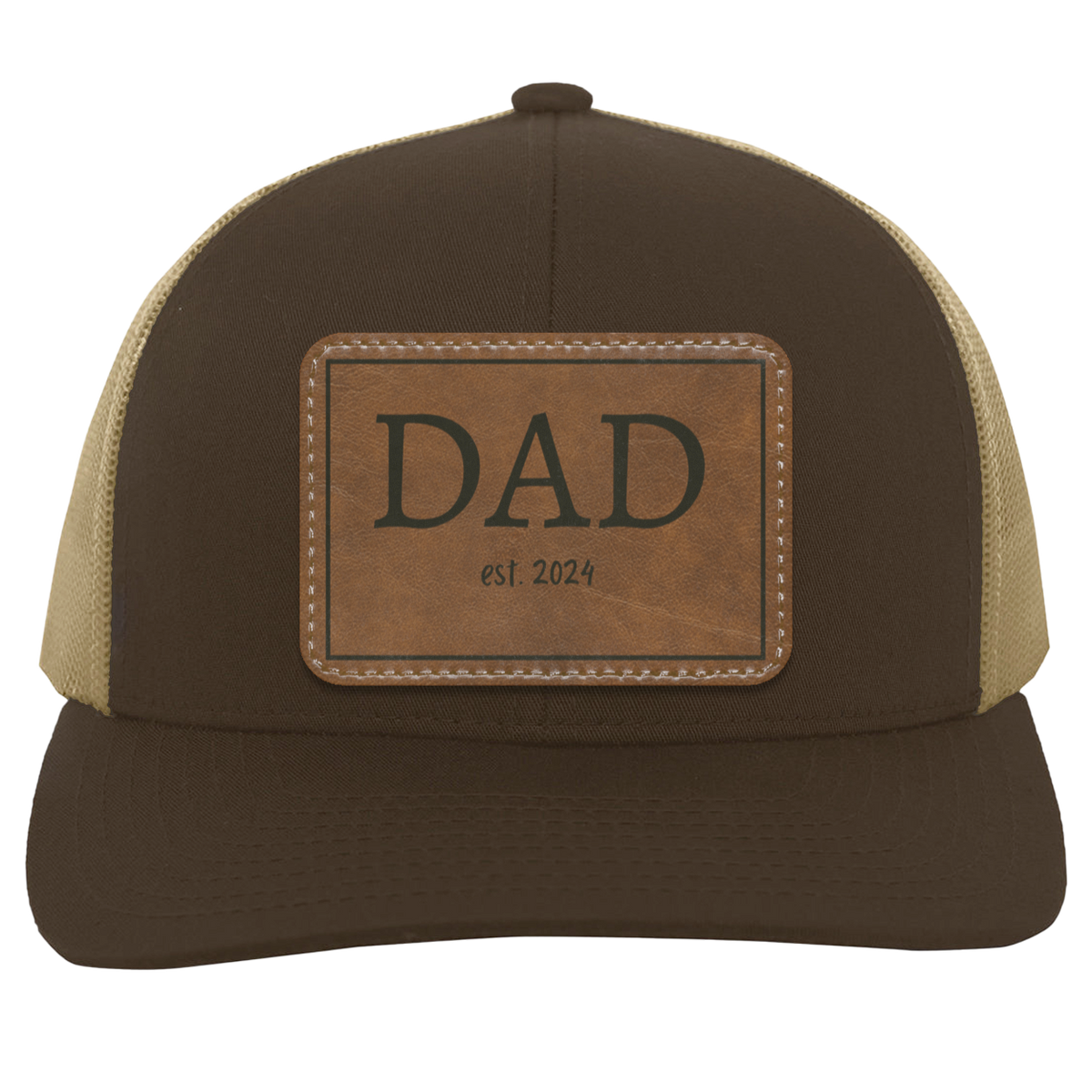 Dad est. 2024 Leather - Patch Hat Collection