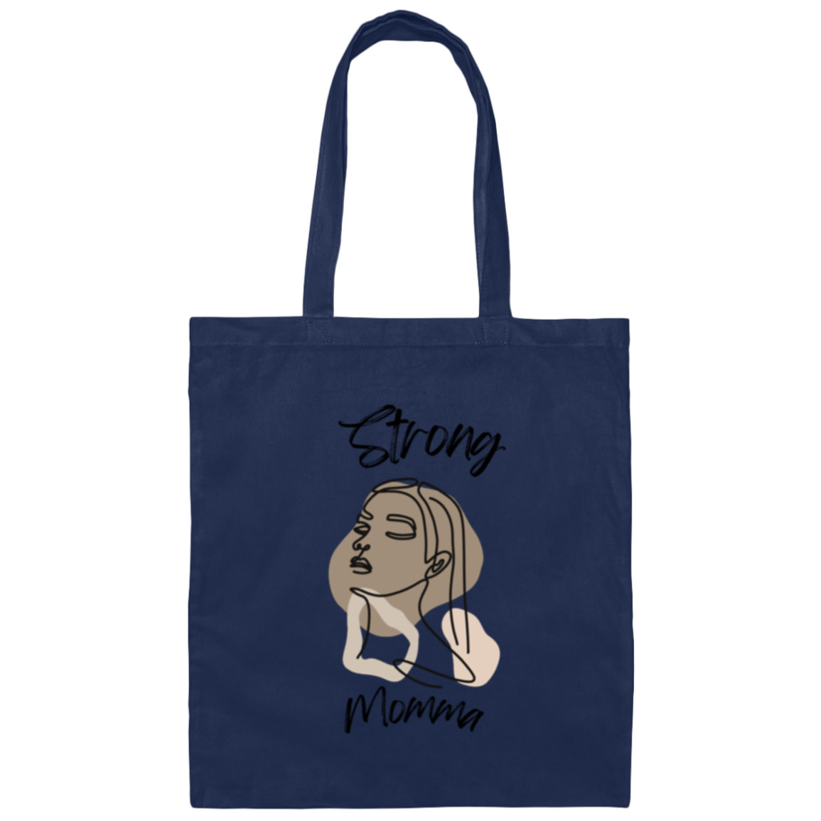 STRONG MOMMA Canvas Weave Bag