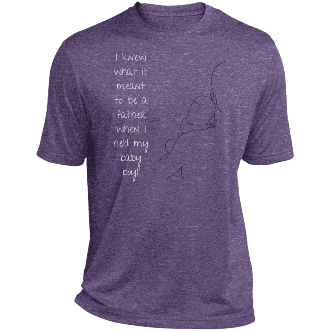 I KNEW WHAT IT MEANT...BOY Heather Performance Tee