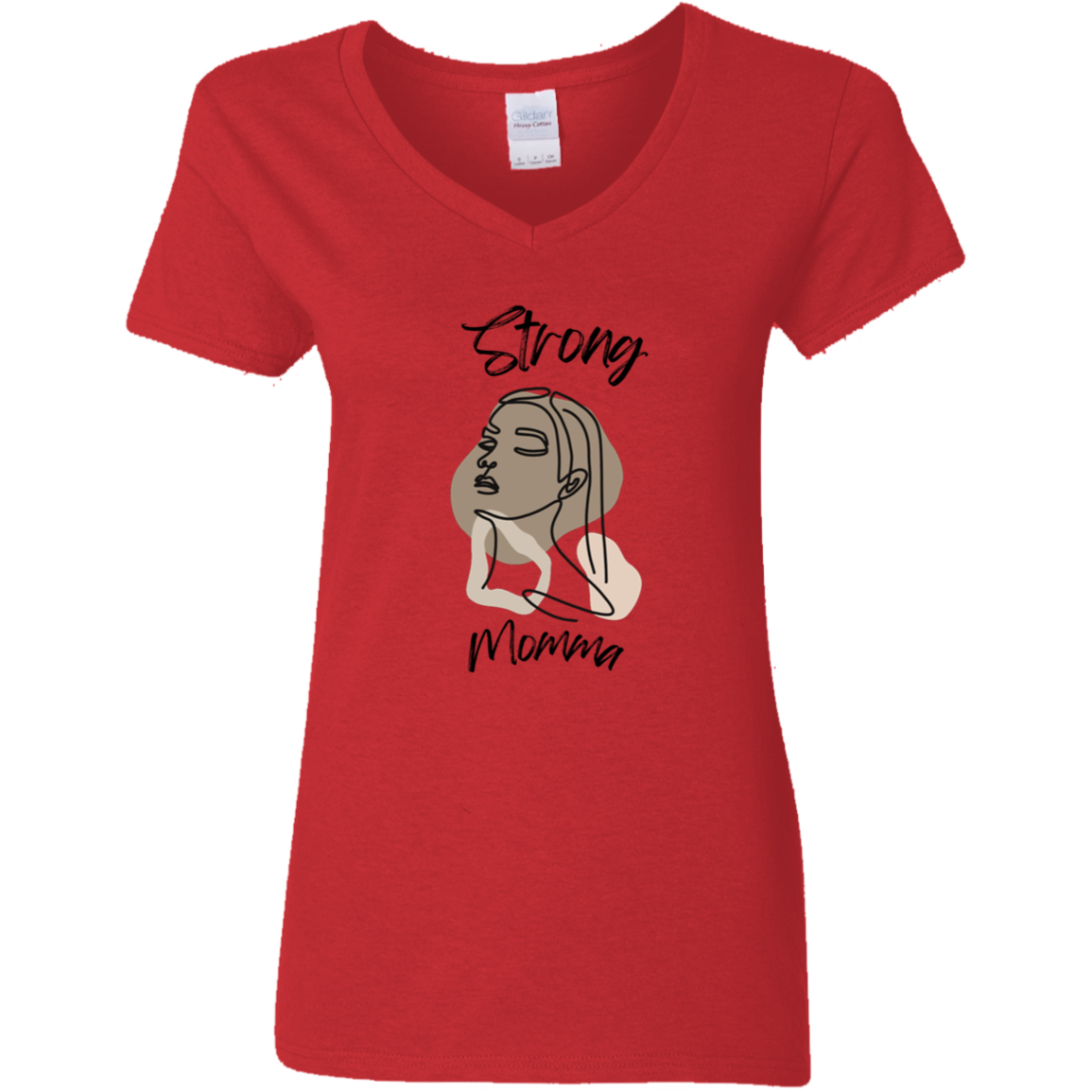 STRONG MOMMA V-Neck Short Sleeve