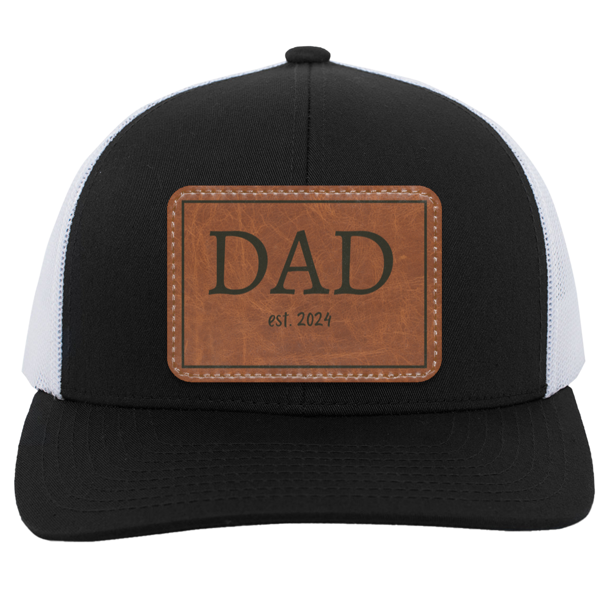 Dad est. 2024 Leather - Patch Hat Collection