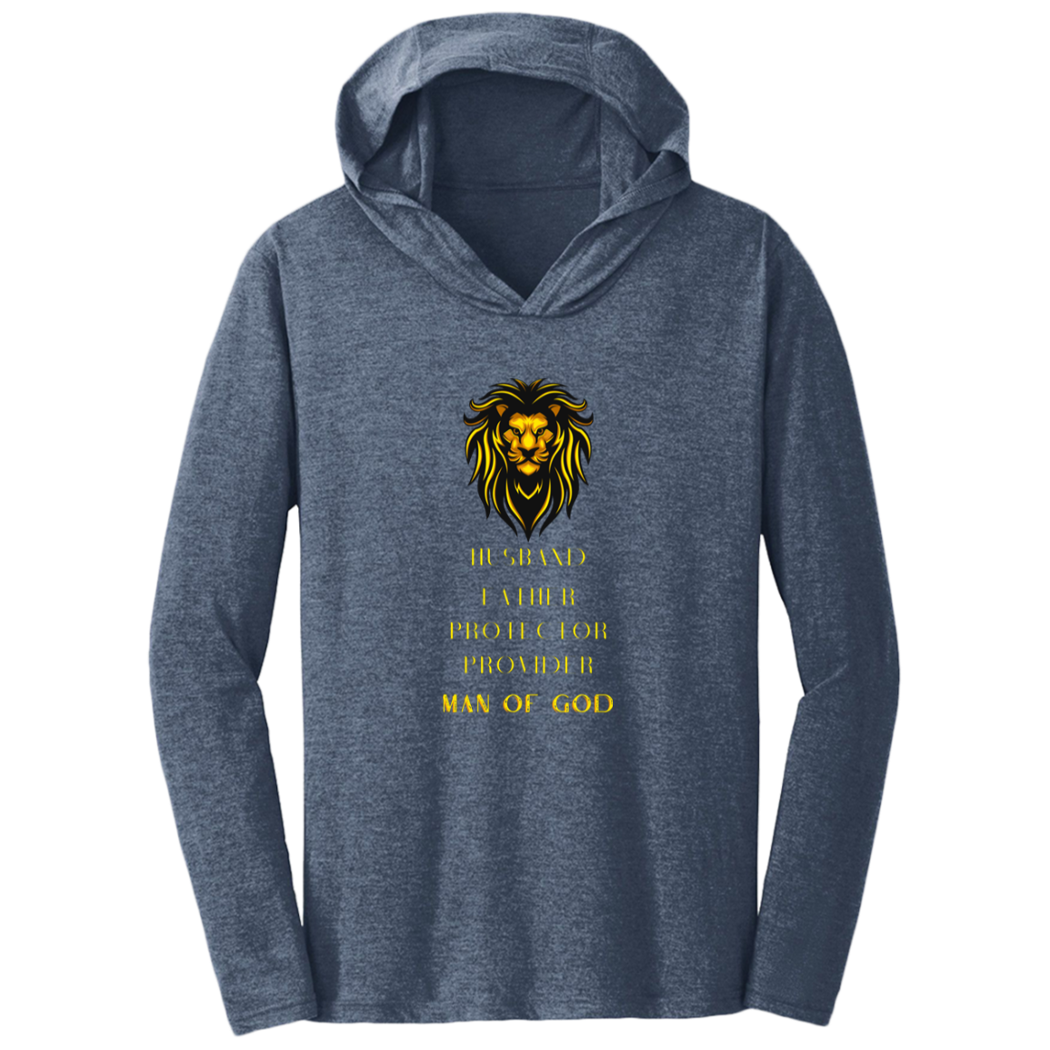 MAN OF GOD Tri-blend T-Shirt Hoodie