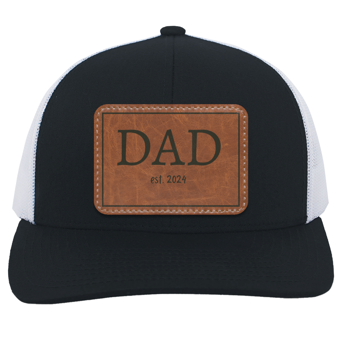 Dad est. 2024 Leather - Patch Hat Collection