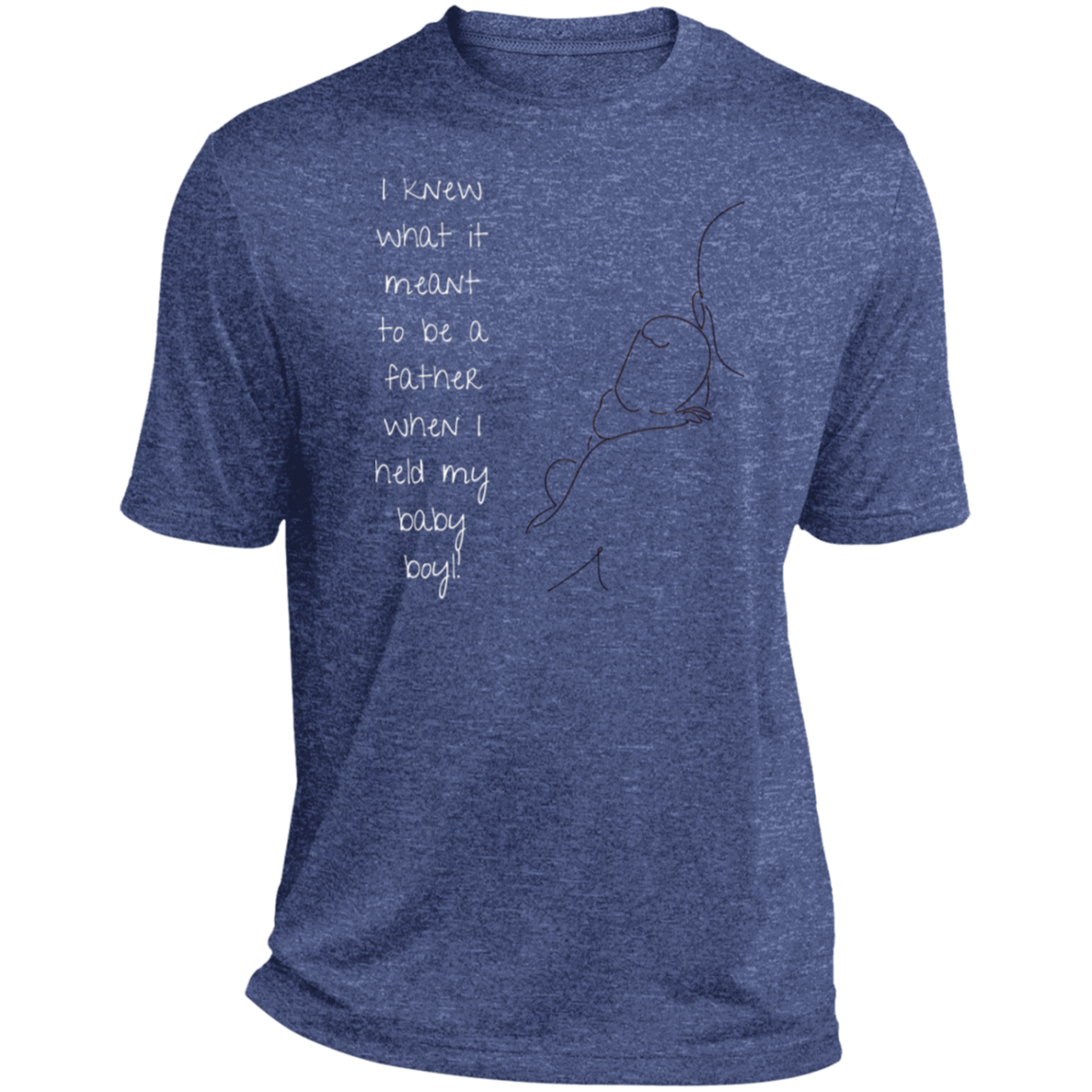 I KNEW WHAT IT MEANT...BOY Heather Performance Tee