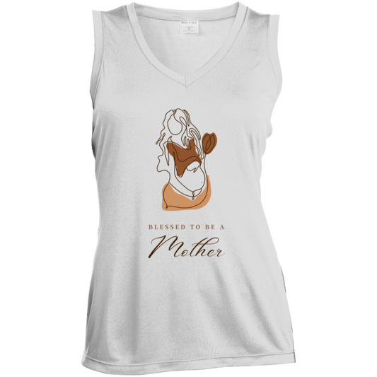 LST352 Ladies' Sleeveless V-Neck Performance Tee