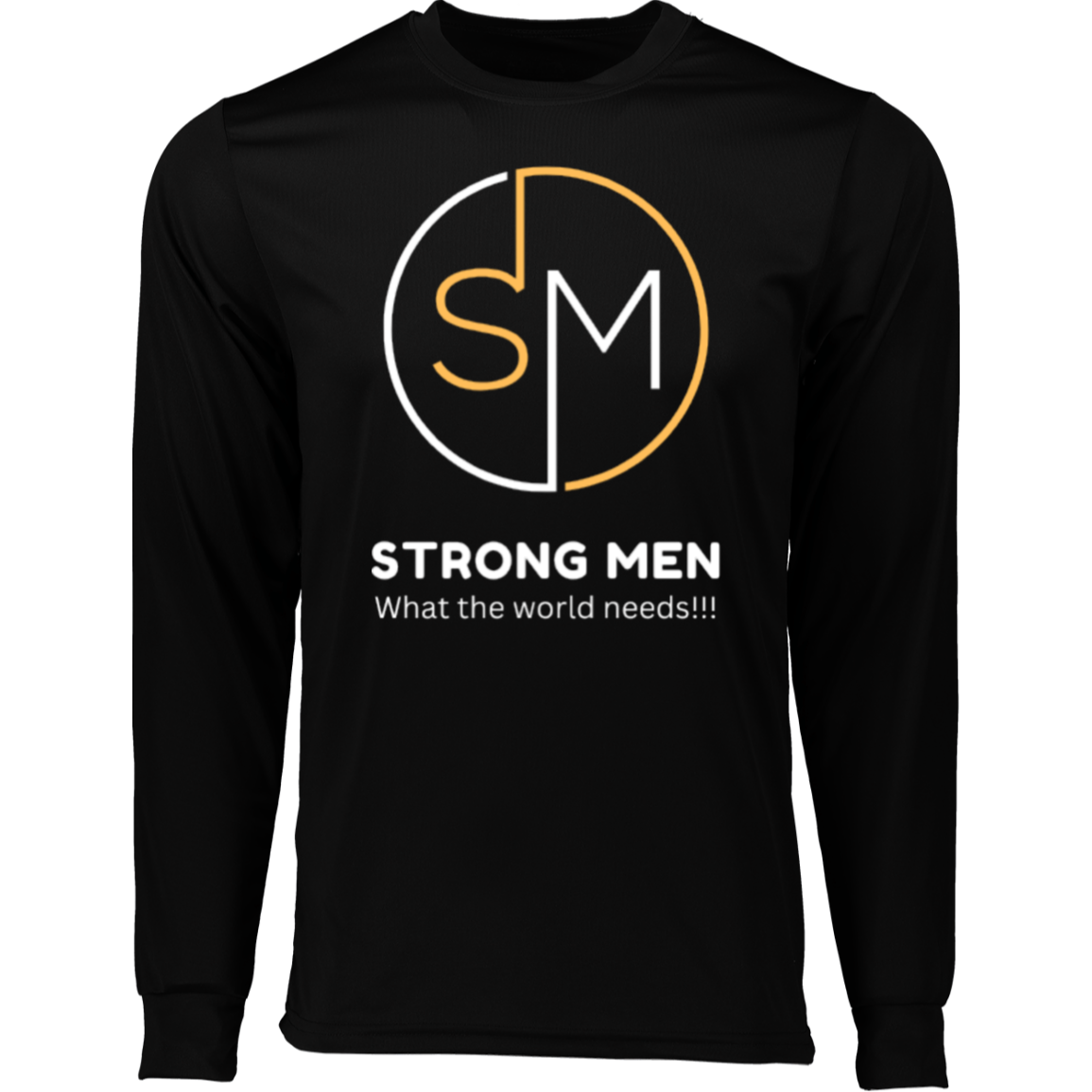 STRONG MEN Long Sleeve Moisture-Wicking Tee