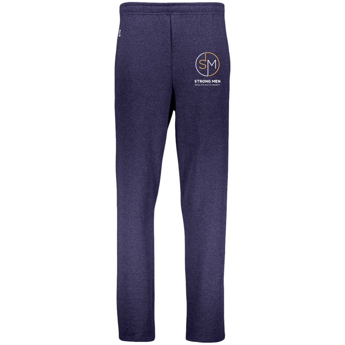 STRONG MEN LOGO STRONG MEN Dri-Power Open Bottom Pocket Sweatpants