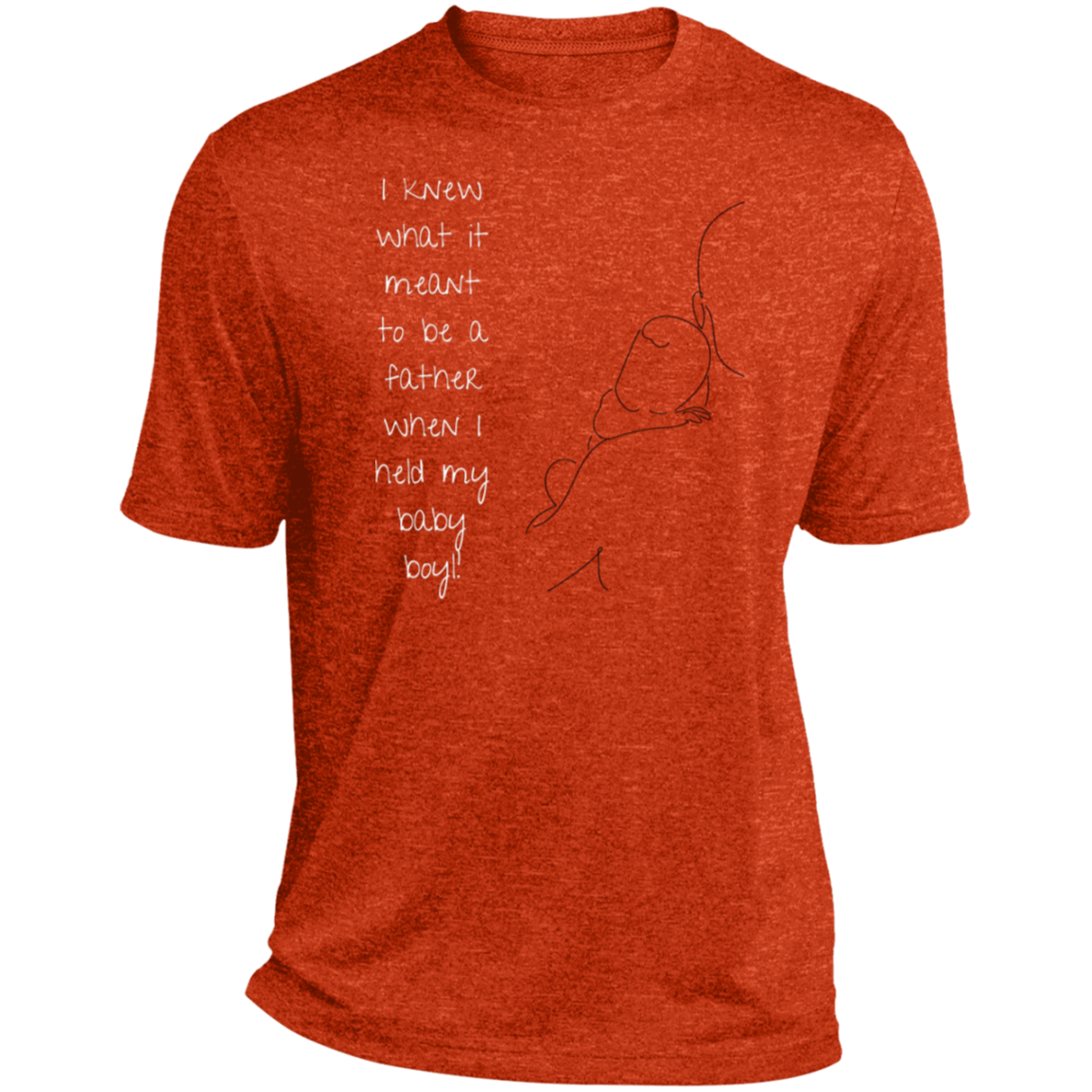 I KNEW WHAT IT MEANT...BOY Heather Performance Tee
