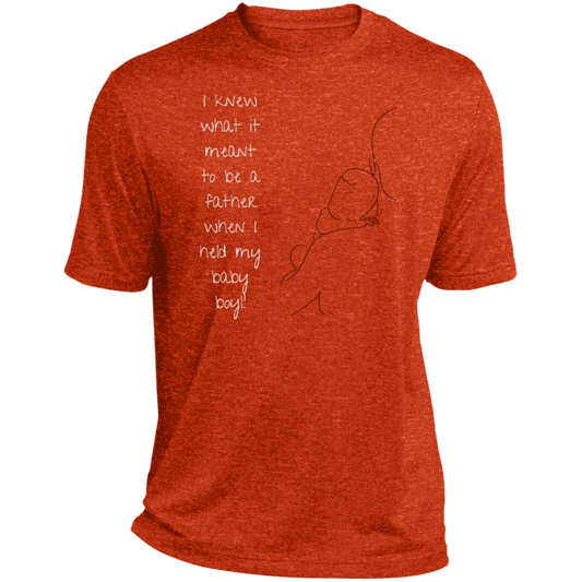 I KNEW WHAT IT MEANT...BOY Heather Performance Tee