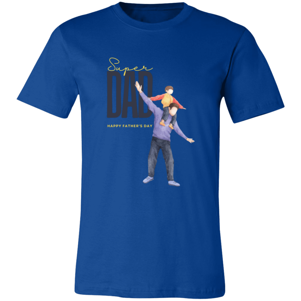 Super Dad (FD) Unisex Jersey Short-Sleeve T-Shirt
