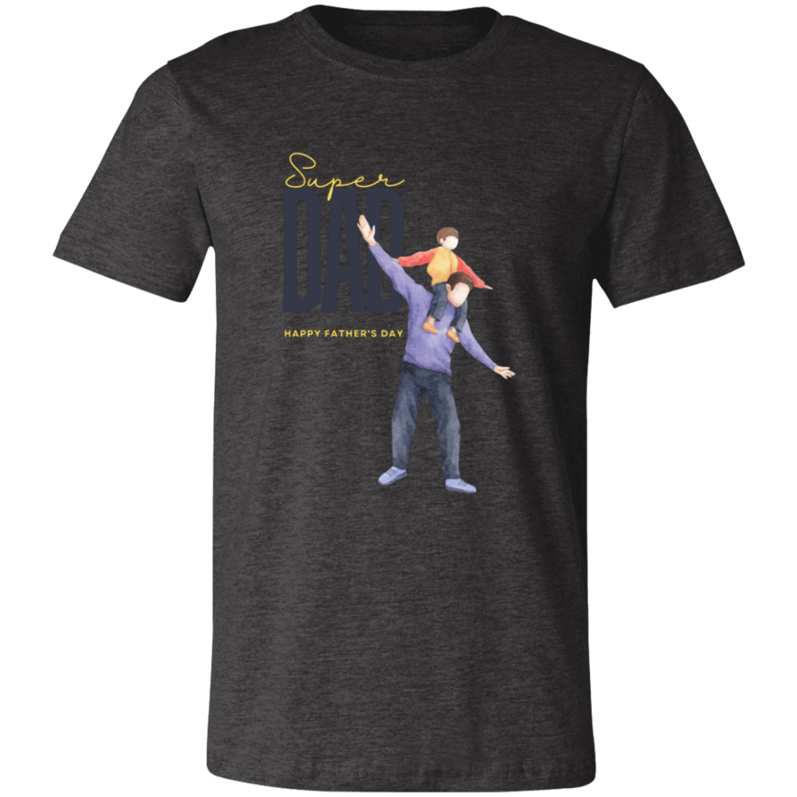 Super Dad (FD) Unisex Jersey Short-Sleeve T-Shirt