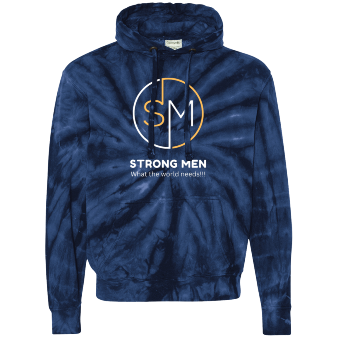 STRONG MEN Unisex Tie-Dyed Pullover Hoodie