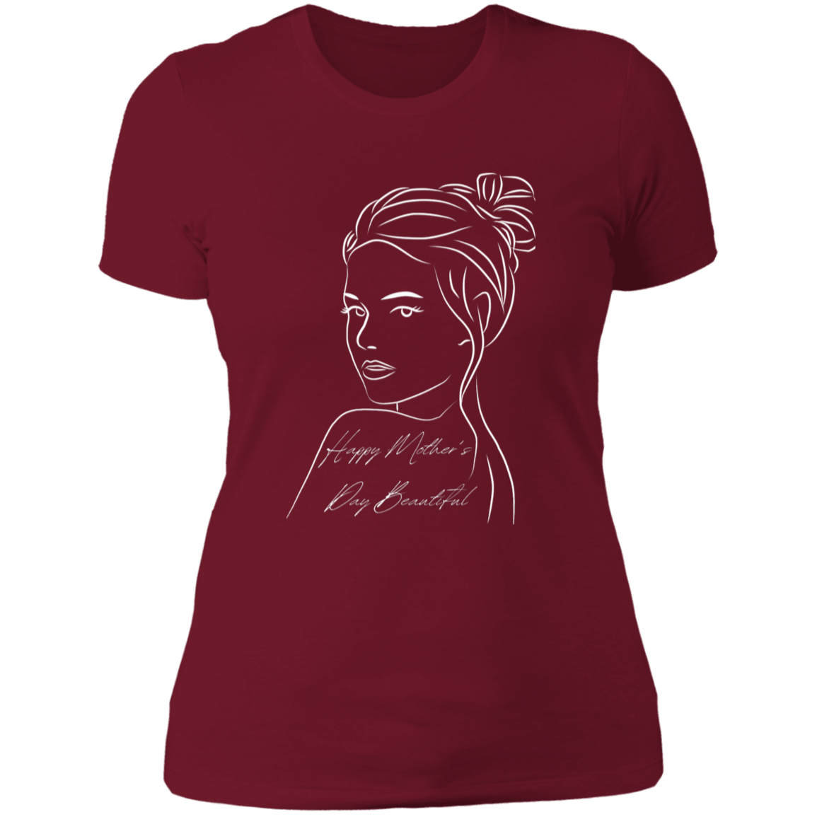 HAPPY MOTHER'S DAY BEAUTIFUL Boyfriend T-Shirt
