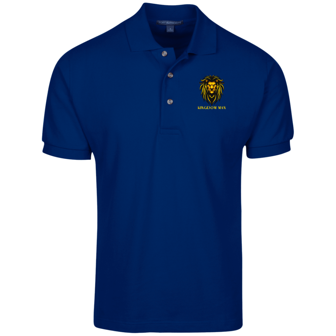 KINGDOM MAN Cotton Pique Knit Polo