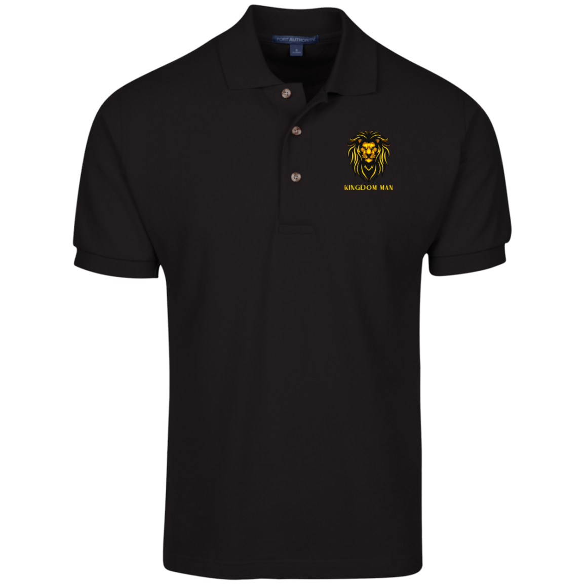 KINGDOM MAN Cotton Pique Knit Polo