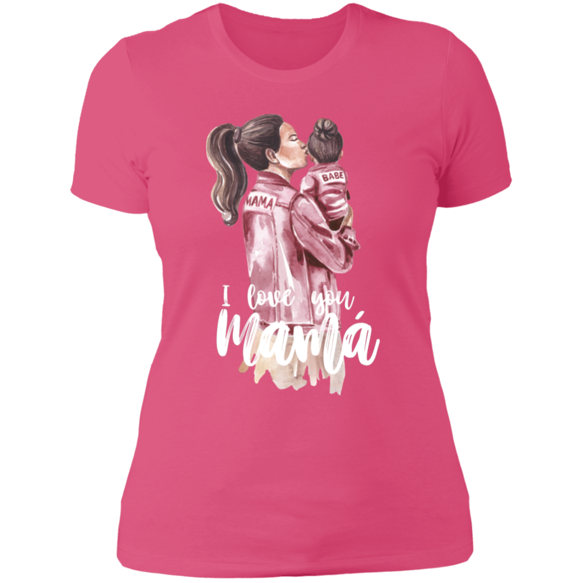 I LOVE YOU MOMMA  Boyfriend T-Shirt (Girl)