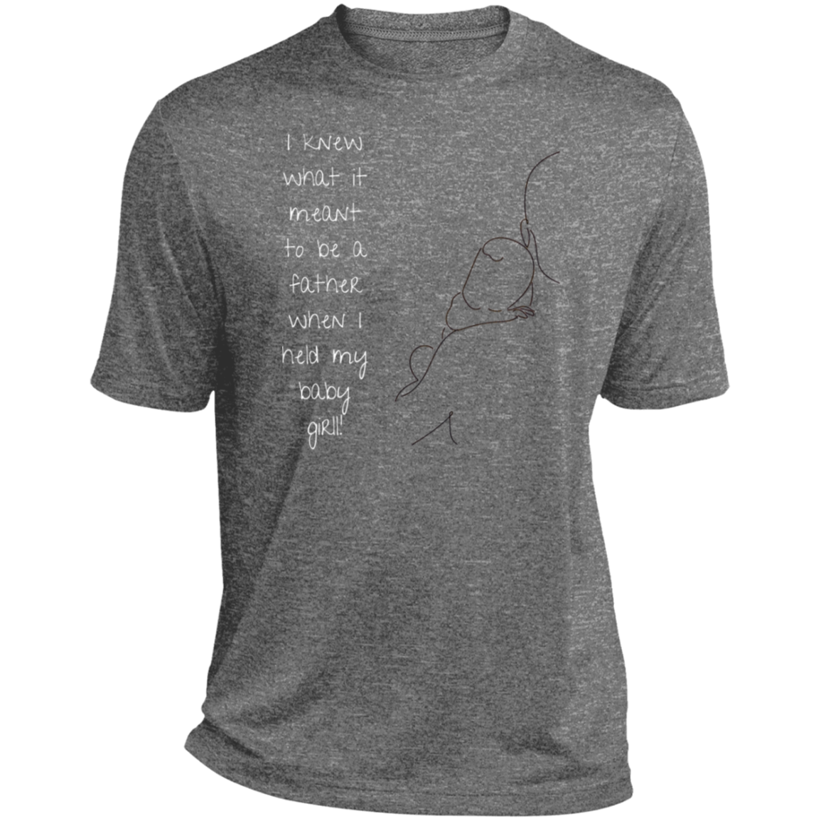 I KNEW WHAT IT MEANT... GIRL Heather Performance Tee