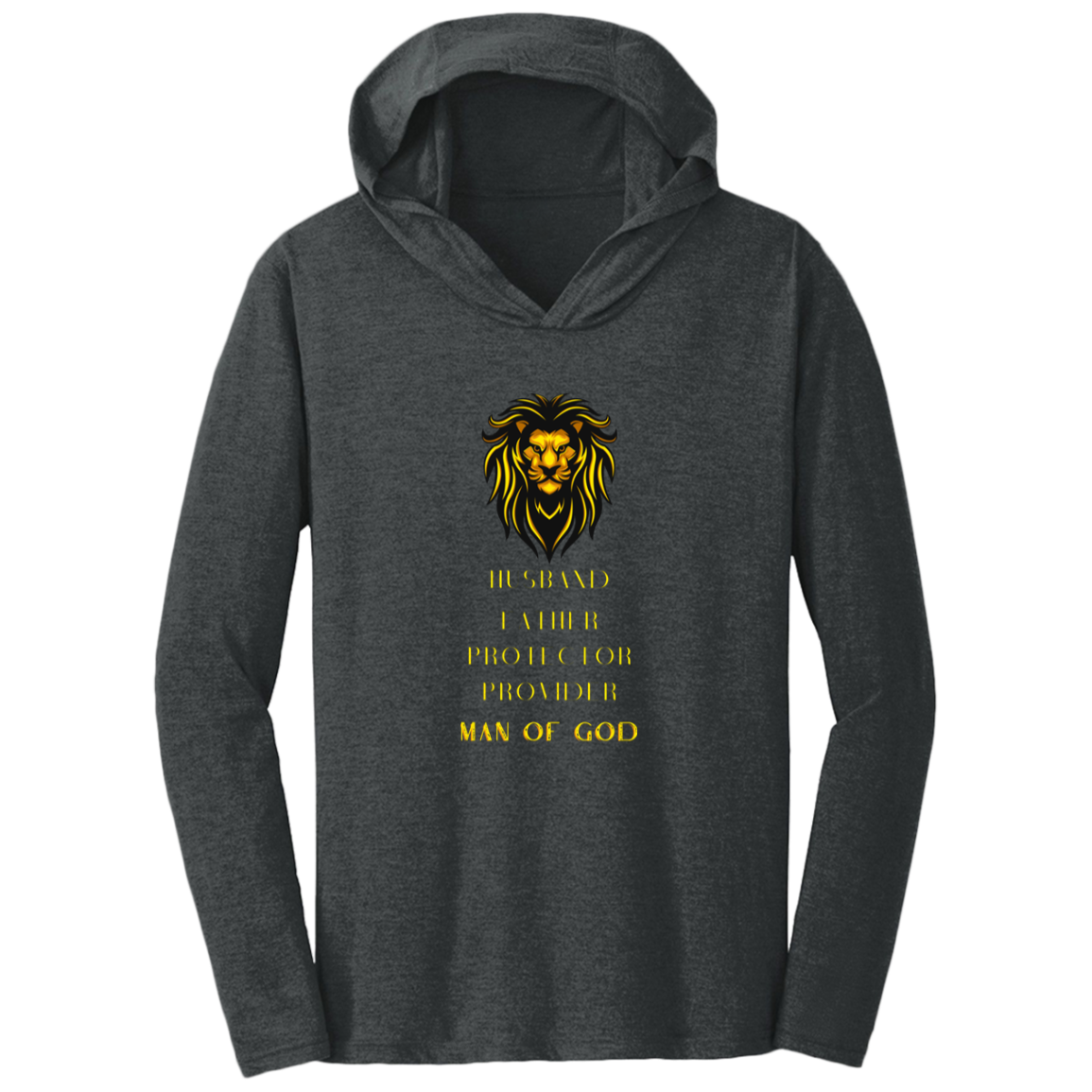 MAN OF GOD Tri-blend T-Shirt Hoodie