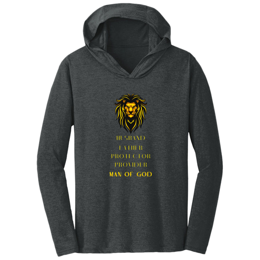 MAN OF GOD Tri-blend T-Shirt Hoodie