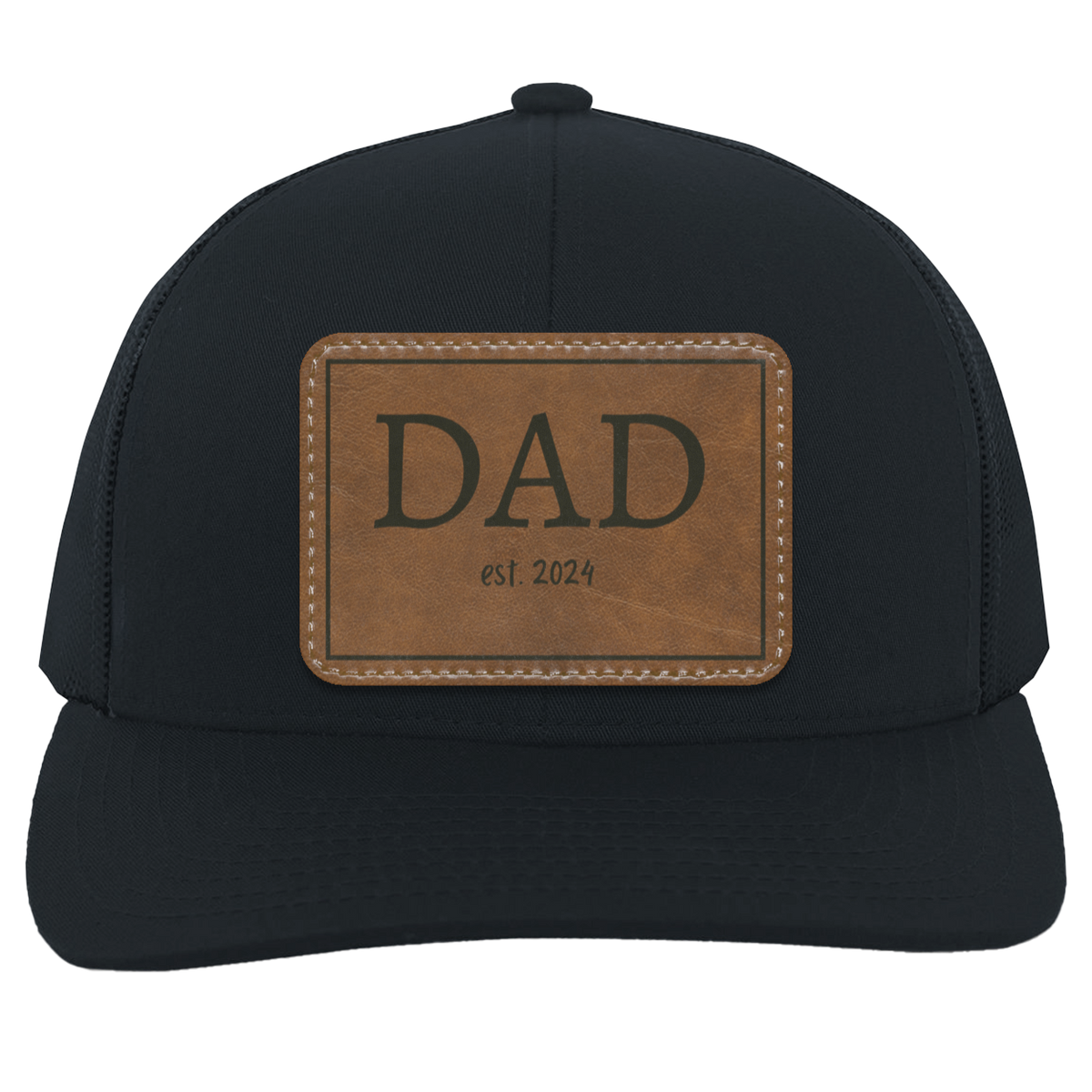 Dad est. 2024 Leather - Patch Hat Collection