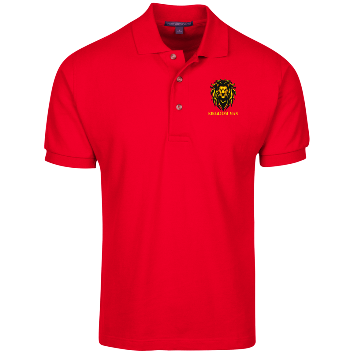 KINGDOM MAN Cotton Pique Knit Polo