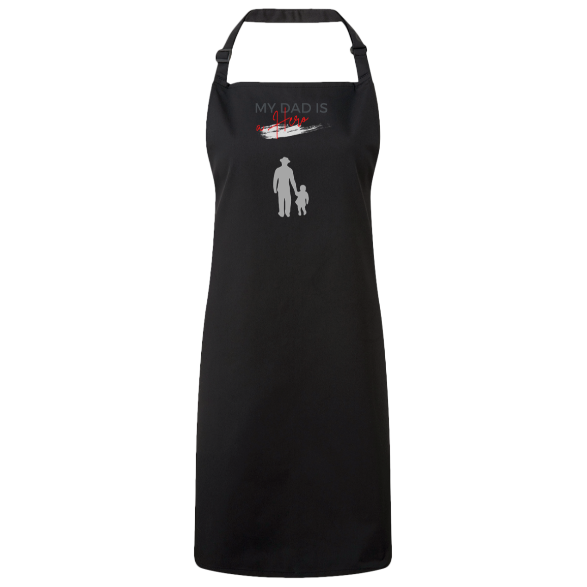 My Dad is my Hero Sustainable Unisex Bib Apron