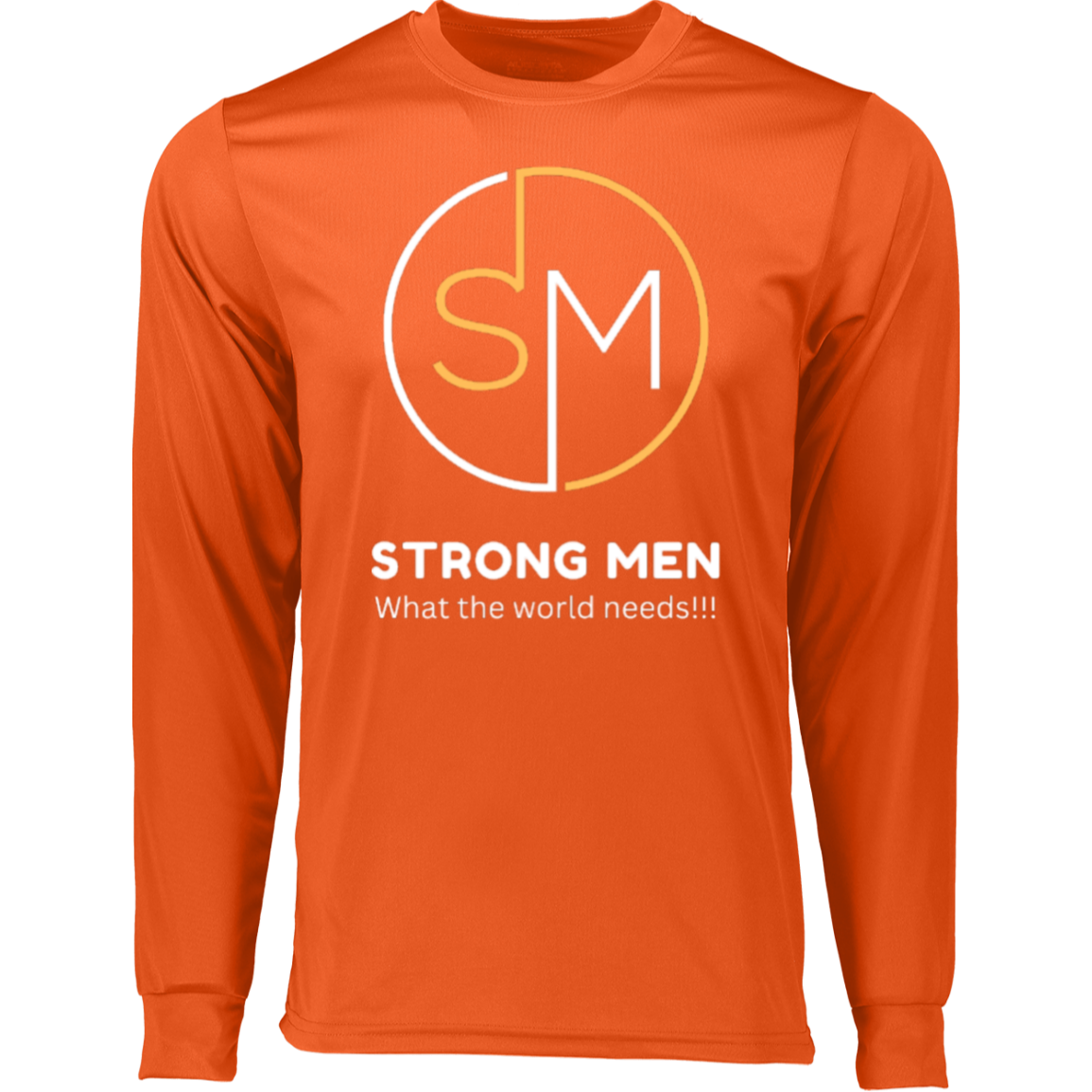 STRONG MEN Long Sleeve Moisture-Wicking Tee