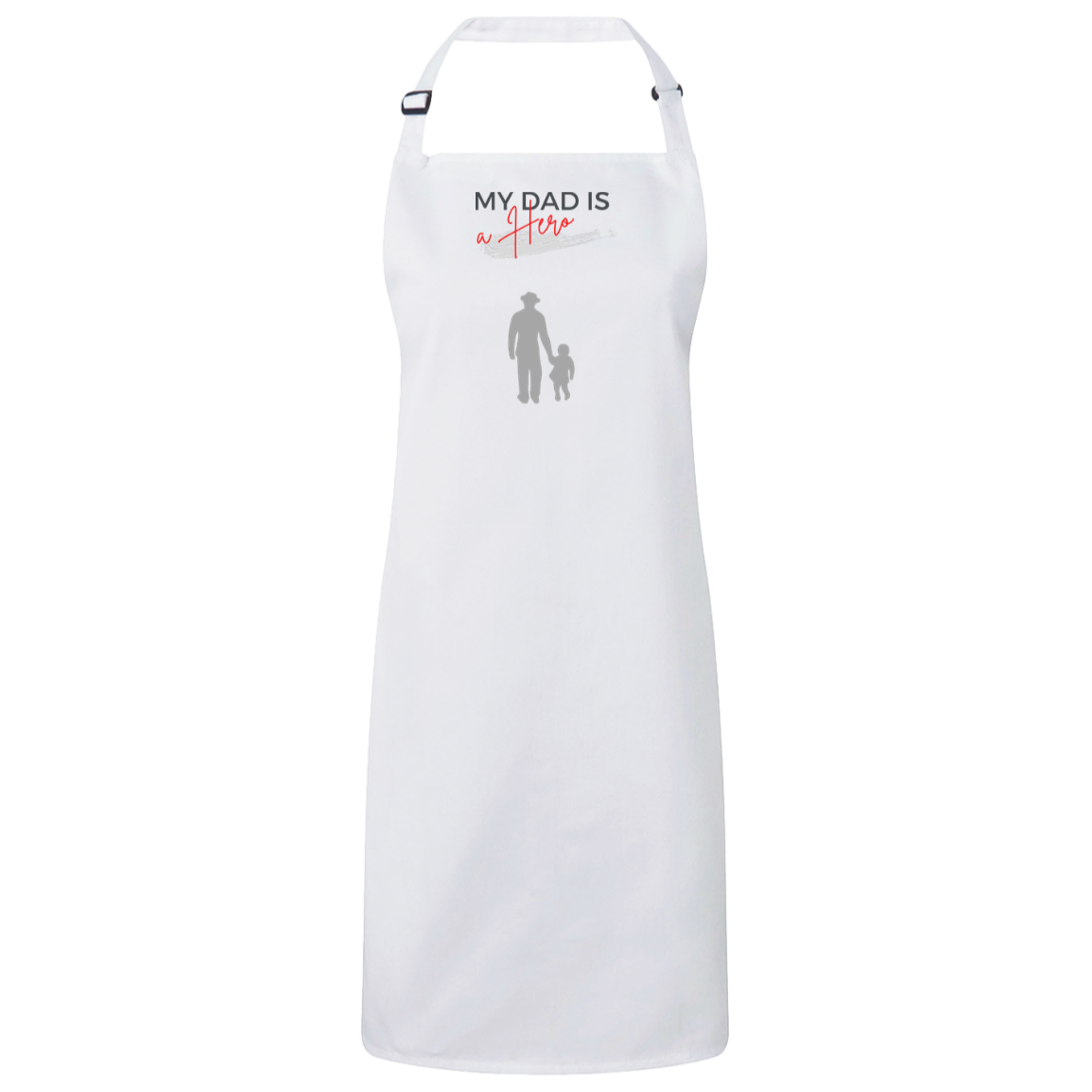 My Dad is my Hero Sustainable Unisex Bib Apron