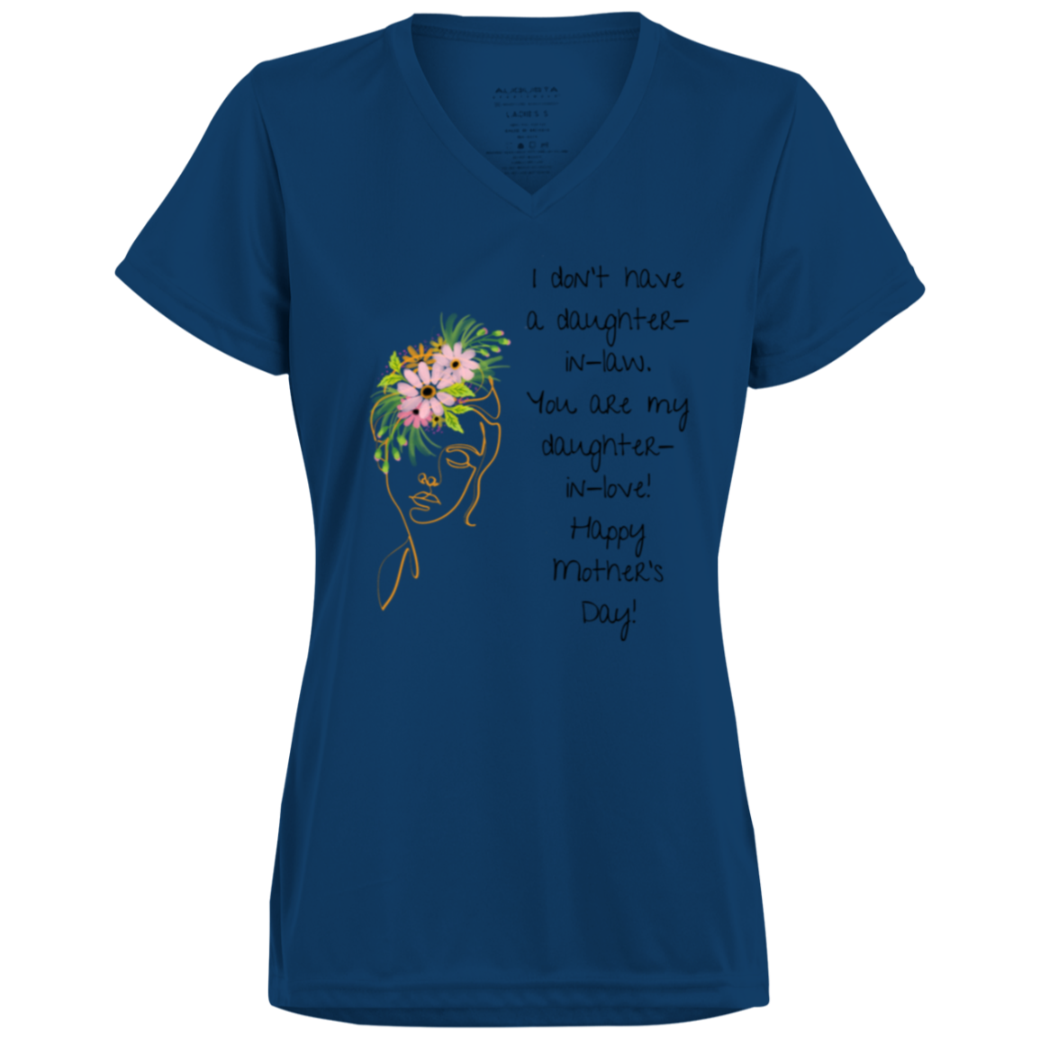 DAUGHTER IN LOVE Moisture-Wicking V-Neck Tee