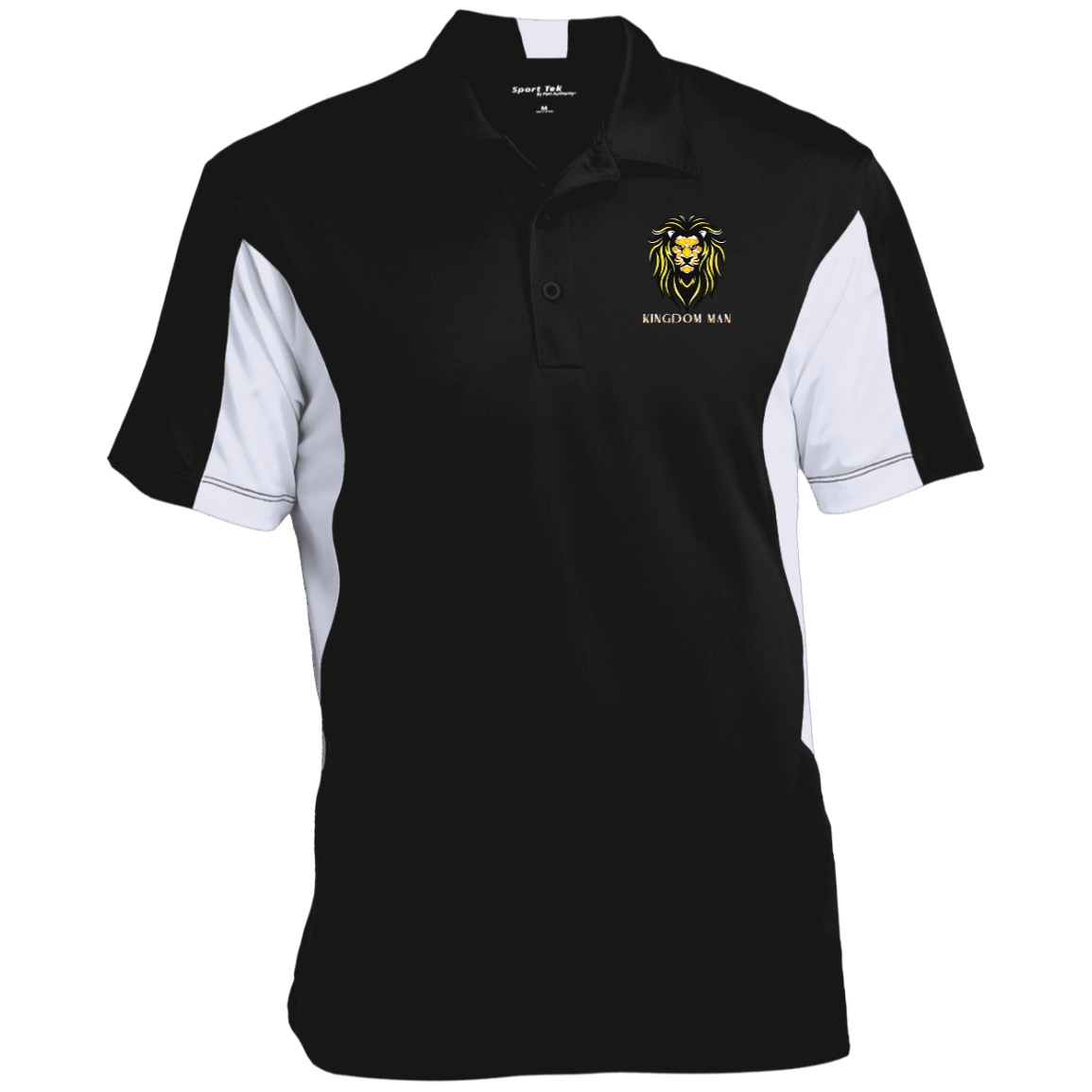 KINGDOM MAN Men's Color Block Performance Polo