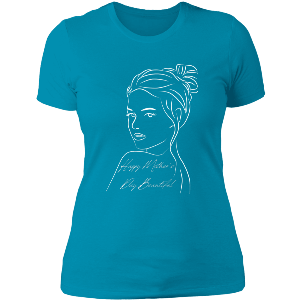 HAPPY MOTHER'S DAY BEAUTIFUL Boyfriend T-Shirt