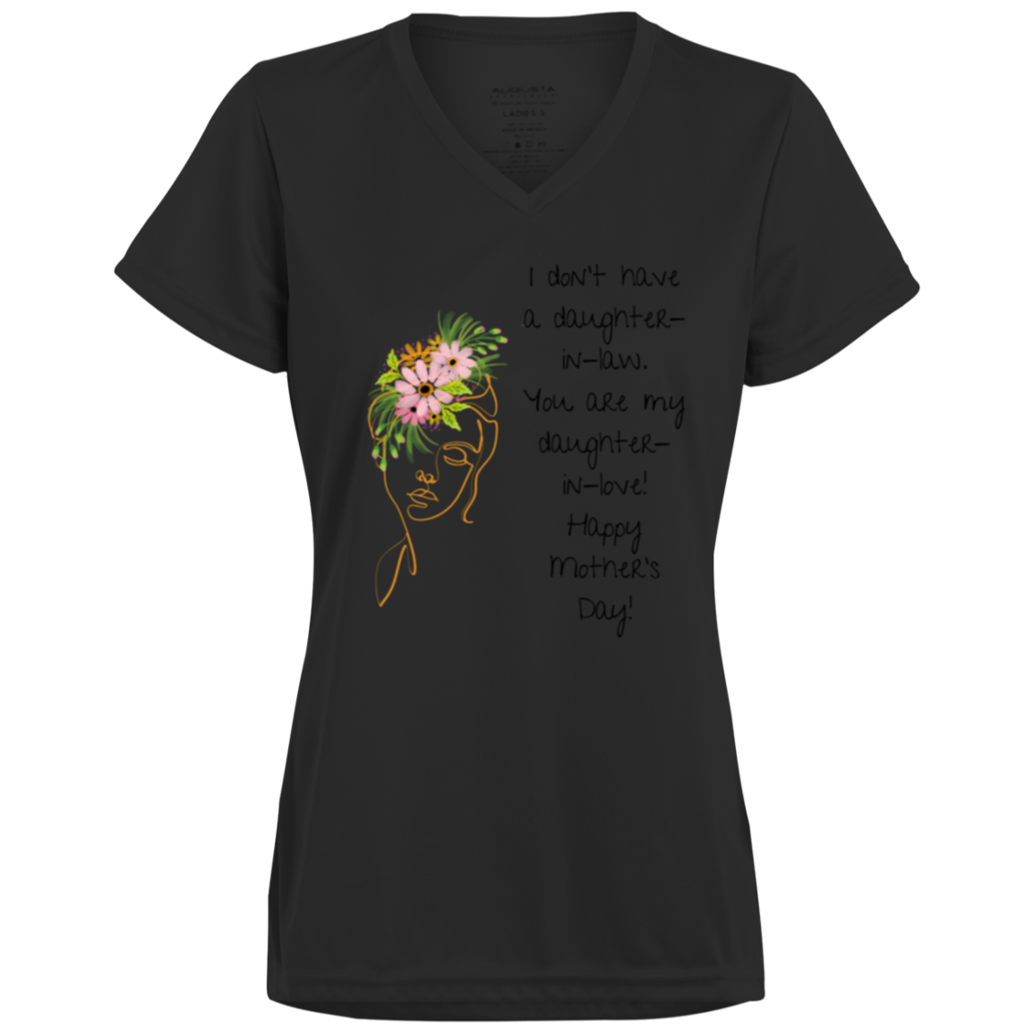DAUGHTER IN LOVE Moisture-Wicking V-Neck Tee