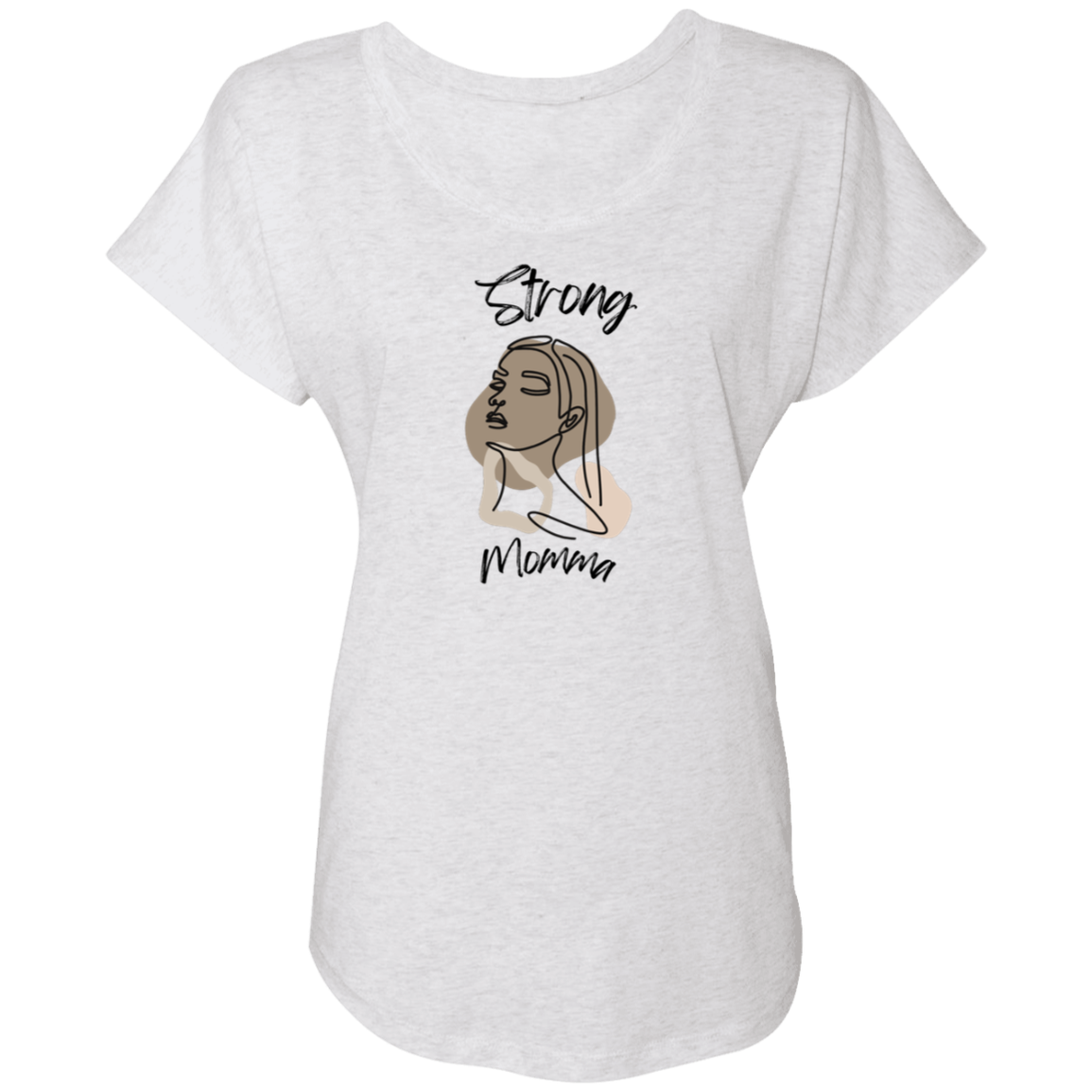 STRONG MOMMA Tri-blend Dolman Sleeve