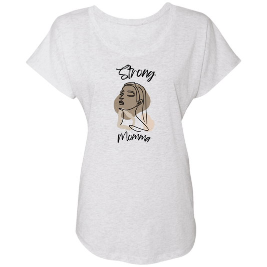 STRONG MOMMA Tri-blend Dolman Sleeve
