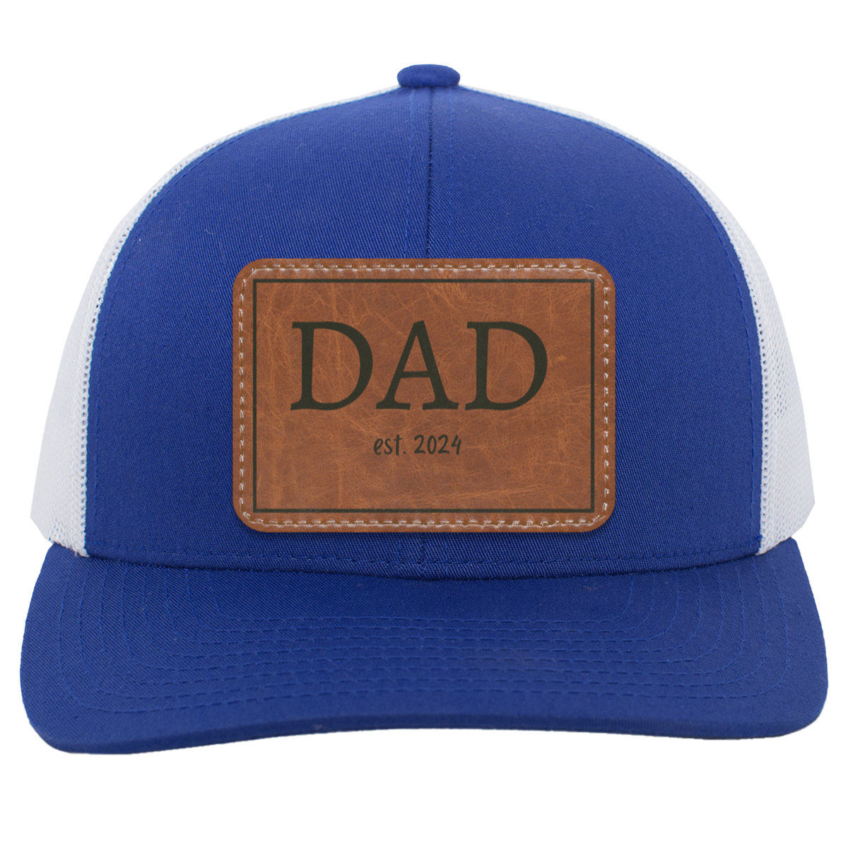 Dad est. 2024 Leather - Patch Hat Collection
