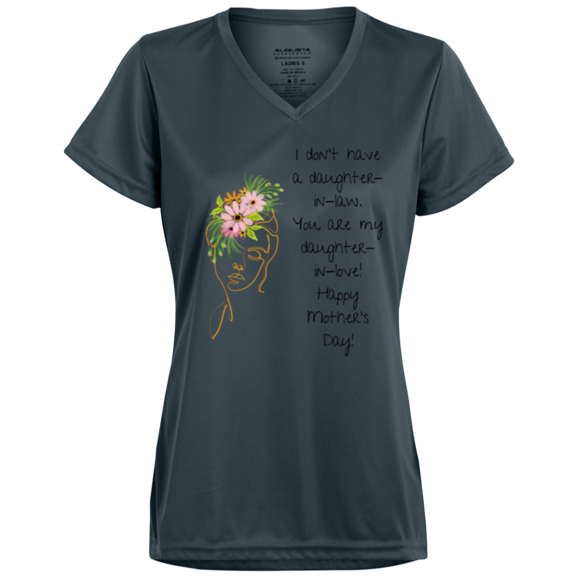 DAUGHTER IN LOVE Moisture-Wicking V-Neck Tee