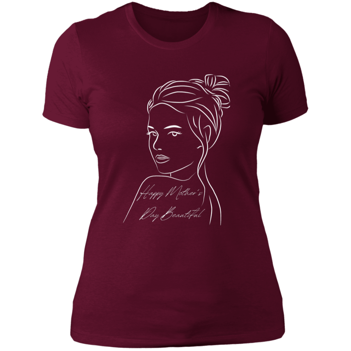 HAPPY MOTHER'S DAY BEAUTIFUL Boyfriend T-Shirt