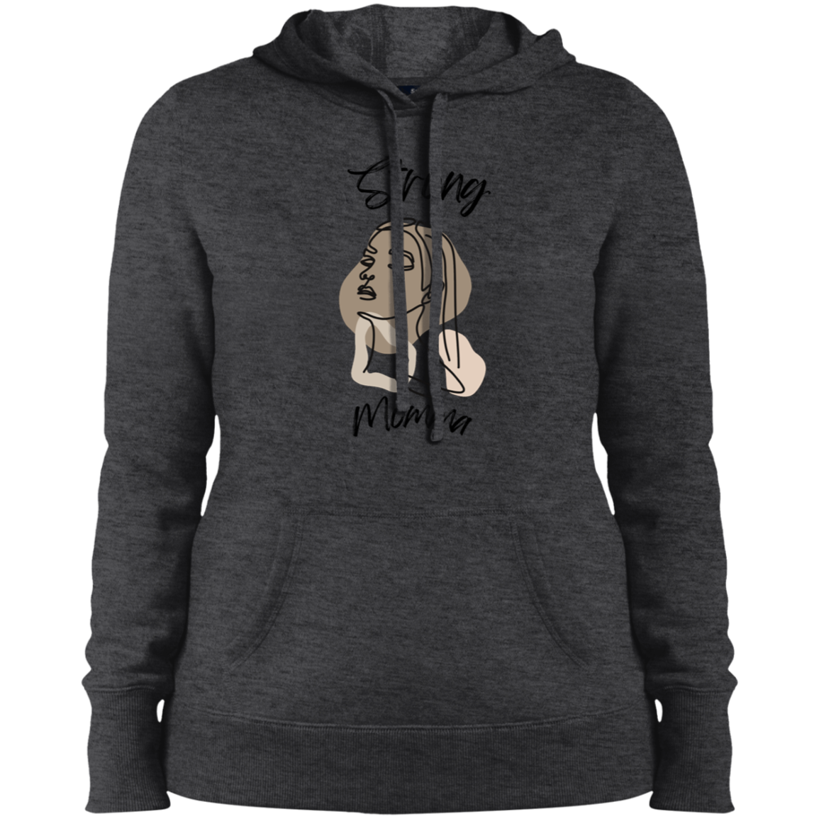 STRONG MOMMA Pullover Hooded Sweatshirt