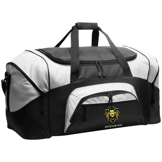 KINGDOM MAN Color block Sport Duffel